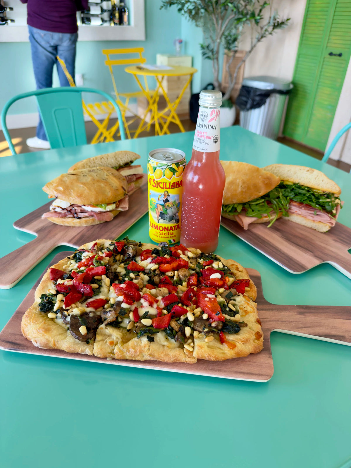 Buon Cibo Italian market-style catering spread