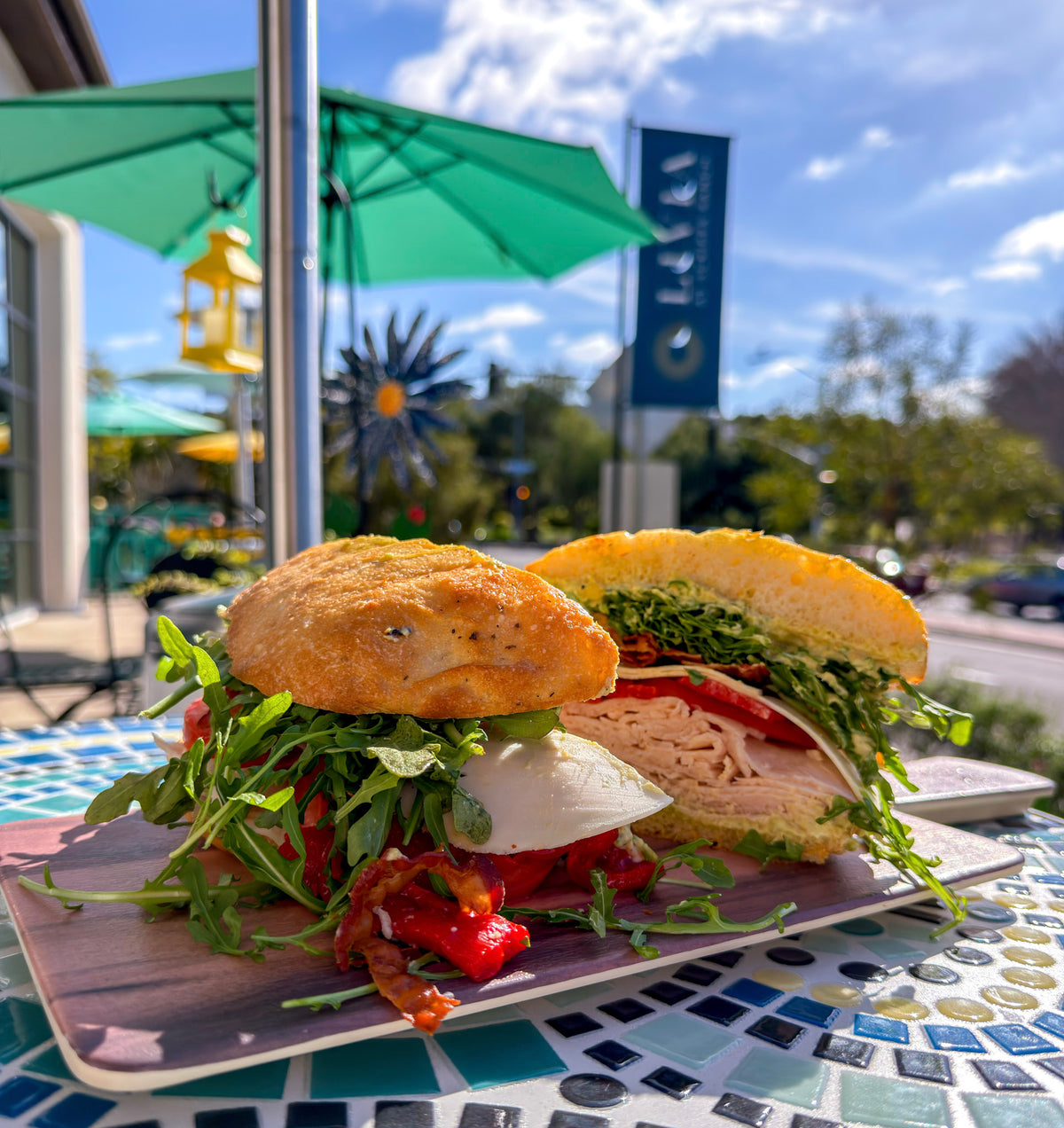 Chicken Pesto sandwich at Buon Cibo Italian Specialties