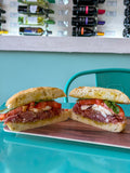 Prosciutto Caprese sandwich at Buon Cibo Italian Specialties