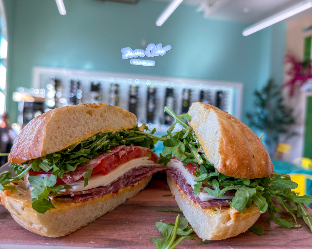 Salami sandwich