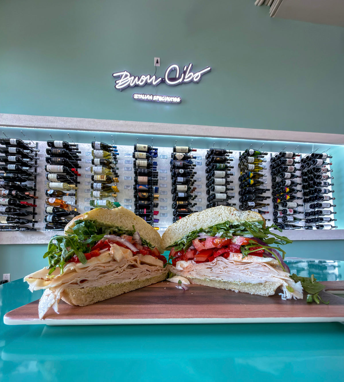 Tacchino sandwich at Buon Cibo Italian Specialties